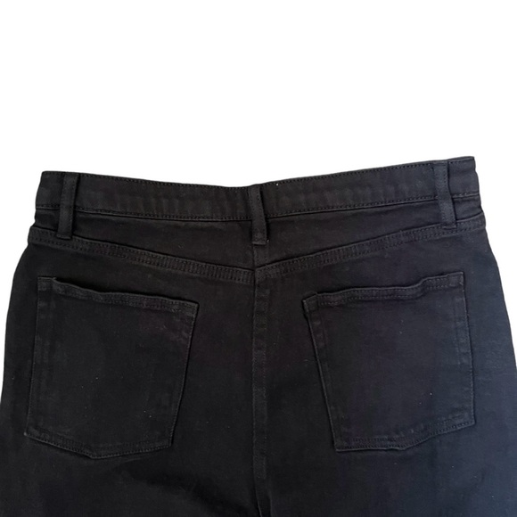 Wilfred Free The Melina High Rise Straight Leg Denim Pant Black Size 6 - Picture 9 of 13